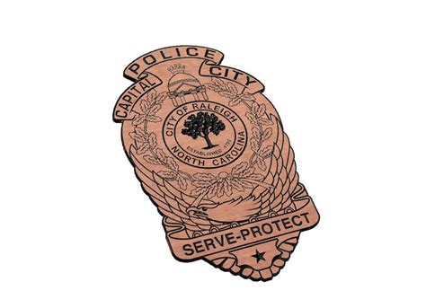 Raleigh Police Badge SVG - Etsy