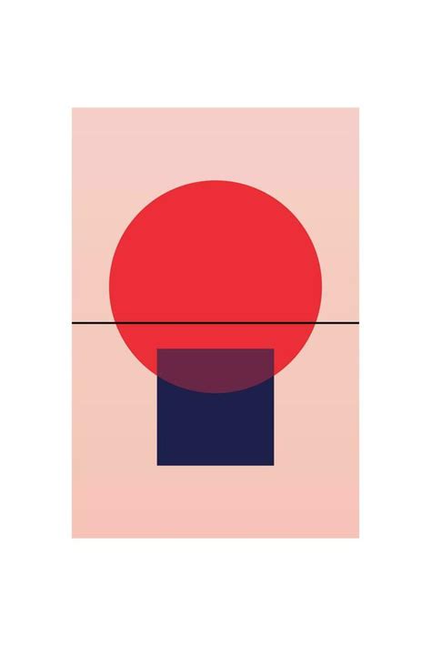 Contemporary Simple Geometric Art Print 25296702 Vector Art at Vecteezy