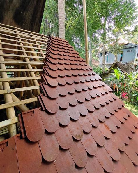 Bamboo U on Instagram: “Bamboo roof & clay shingles. . “Roofs of this ...