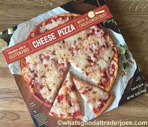 What's Good at Trader Joe's?: Trader Joe's Gluten Free Cheese Pizza with a Cauliflower Crust