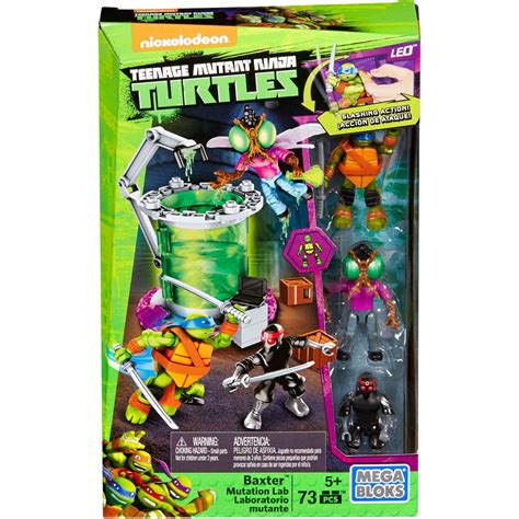 Mega Bloks Teenage Mutant Ninja Turtles Baxter Mutation Lab - Walmart ...