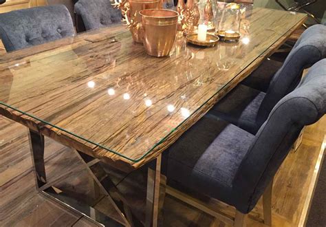 46+ Reclaimed Wood Glass Dining Table - Vivo Wooden Stuff