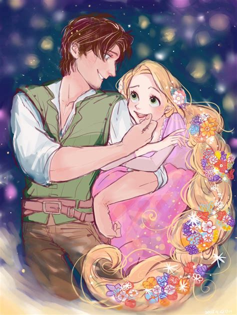 Eugene and Rapunzel | Disney pixar movies, Disney drawings, Disney fan art