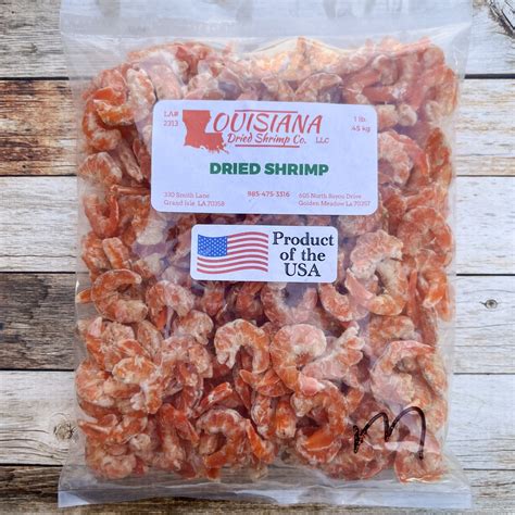 Medium Louisiana Dried Shrimp - 1lb Bag – Louisiana Dried Shrimp Co.