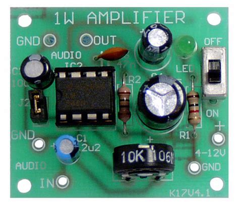 Variable 2 Watt Audio Amplifier Kit | Electronic Kits