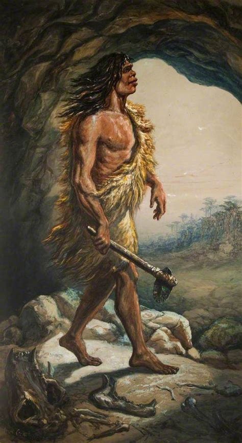 Your Paintings - Neanderthal Man | Ancient humans, Painting, Art uk