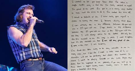 Morgan Wallen Writes Handwritten Letter Saying His "Story Is Far From ...