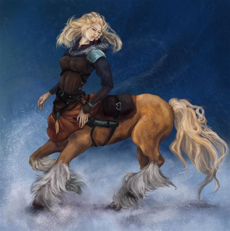 Centaur girl by Owlet-in-chest on DeviantArt