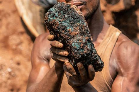 Artisanal cobalt mining swallowing city in Democratic Republic of the Congo, satellite imagery ...