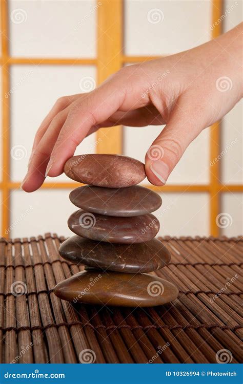 Zen stones stock photo. Image of hand, stability, precision - 10326994