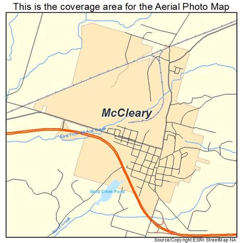 Aerial Photography Map of McCleary, WA Washington