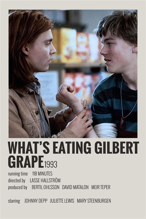 Alternative Minimalist Movie/Show Polaroid Poster - What’s Eating ...