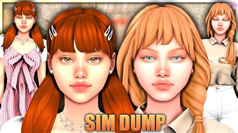 AESTHETIC SIM DUMP 26💎 - CC & SIM DOWNLOAD | Sims 4 CAS - YouTube