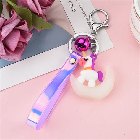 Cute PVC Unicorn keychains For Couples