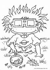 Rugrats color page  Coloring pages For Kids Cartoon Characters sketch template