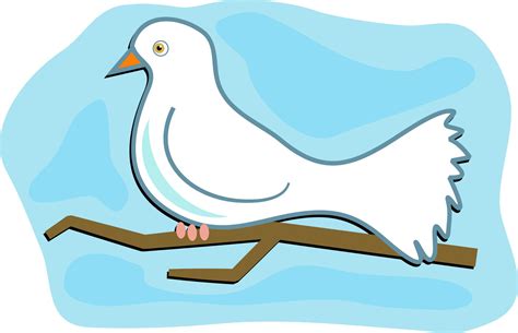White Dove Clip Art Free Stock Photo - Public Domain Pictures