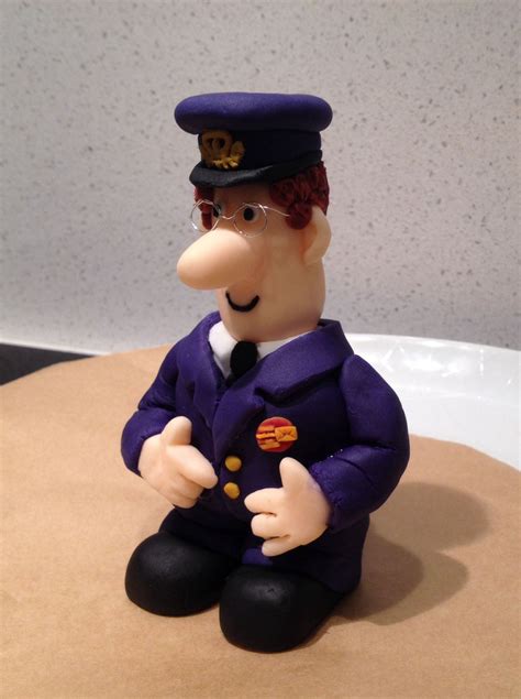 Deliciously Crafted Postman Pat Icing Figure