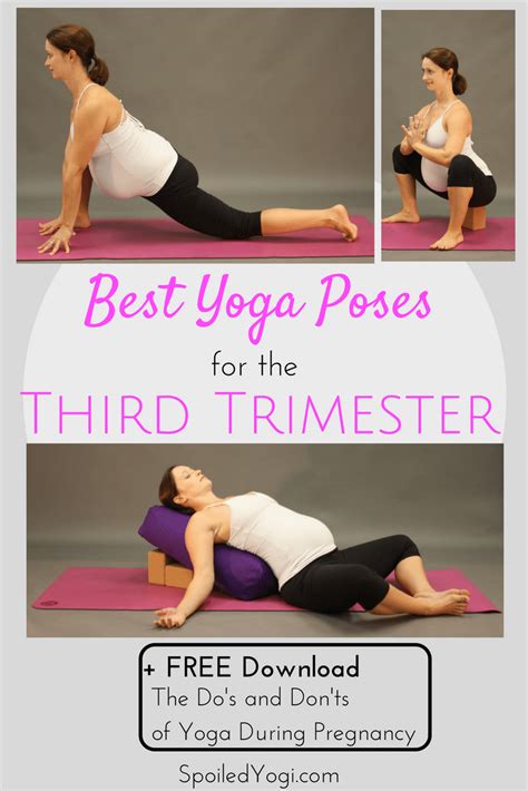 Best Yoga Poses for the Third Trimester - Spoiled Yogi