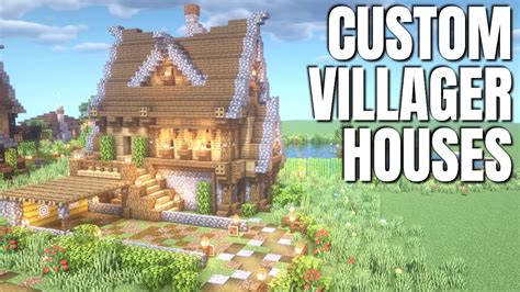 Minecraft Villager Houses | Custom Minecraft Village with Custom Minecraft Houses (WORLD ...