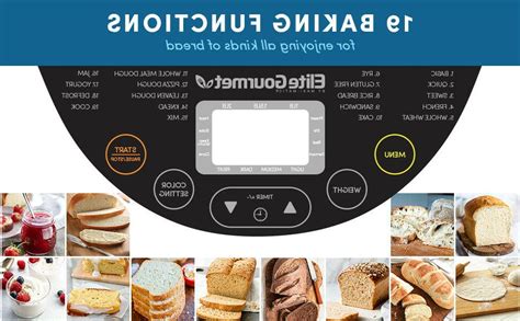 Elite Gourmet 2lb Programmable Bread Machine Maker