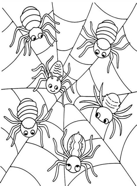 Funny Spider Coloring Pages PDF To Print - Coloringfolder.com | Spider coloring page, Halloween ...