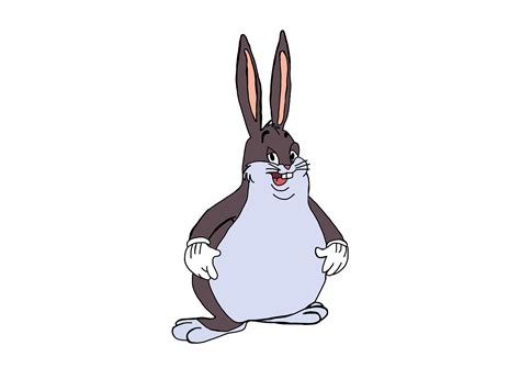 Big Chungus (meme) Transparent PNG Background by mannydrawscomics on ...