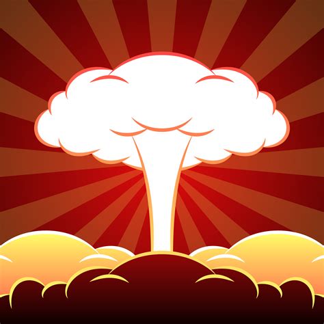 Nuclear Explosion Illustration 225093 Vector Art at Vecteezy