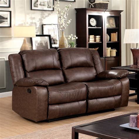 Faux Leather Loveseat | Minimalis