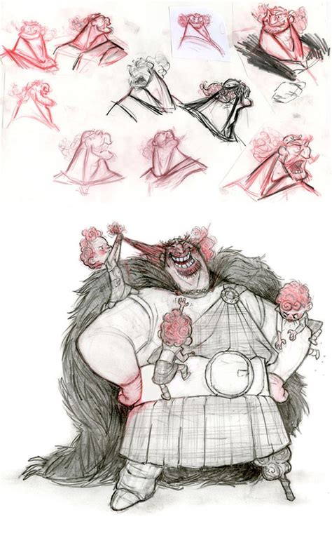 Brave, concept art © Disney Studios — character concepts | Иллюстрации, Графика