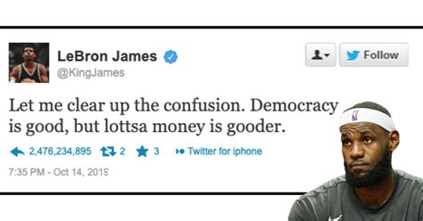 LeBron James Tries To Clarify With Another China Tweet, Makes Things A ...