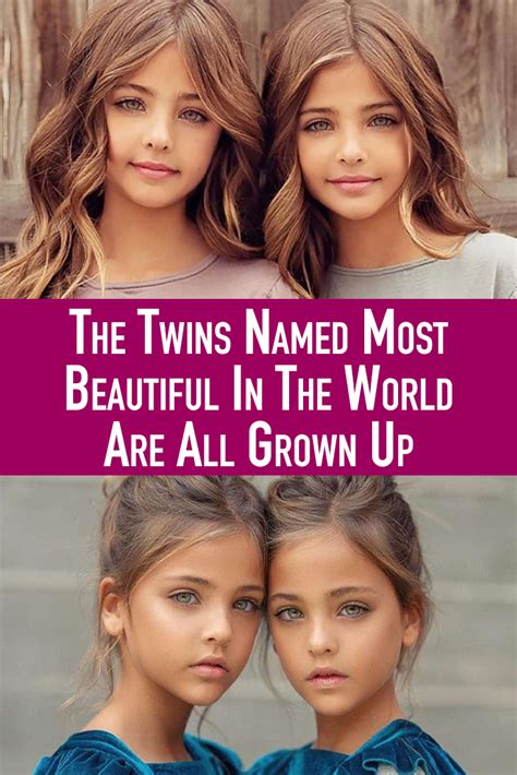 Clements As Most Beautiful Twins Grown Up