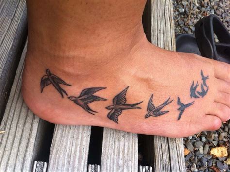 Getting Creative With Tattoo Birds Flying Away For A Fun And Playful Twist