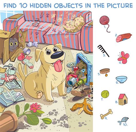 Hidden Objects Pets - Puzzle Prime