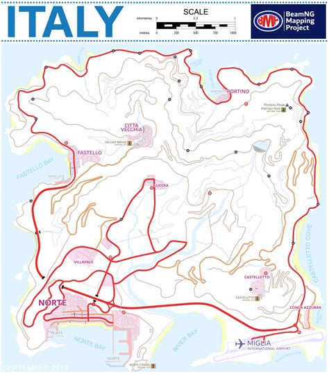 I spent my day off mapping Italy - For your rallying pleasure, an accurate and to-scale map of ...