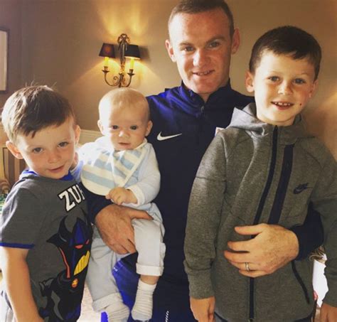 Wayne Rooney enjoys a 'family day' with sons ahead of England's next ...