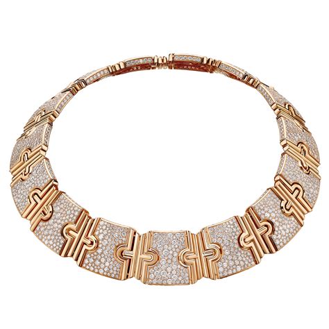 Magnificent Inspirations gold and pavé diamond necklace | Bulgari | The Jewellery Editor