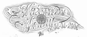 Chicano Letter Nickname by 2Face-Tattoo on DeviantArt