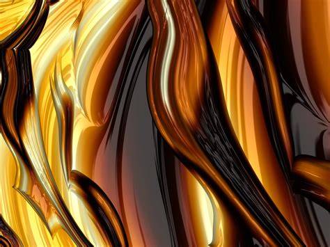 A Yellow and Black Abstract Painting · Free Stock Photo