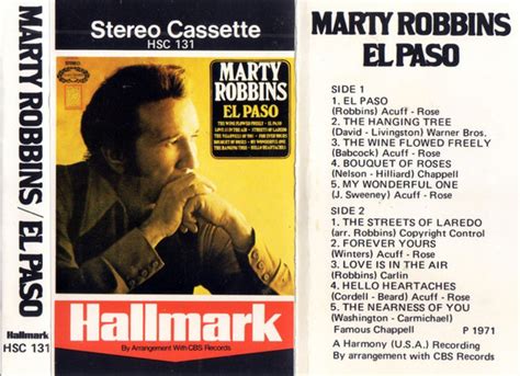 Marty Robbins - El Paso (Cassette) | Discogs