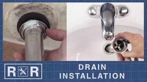 How to Install a Bathroom Sink Drain | Repair and Replace - YouTube | Bathroom sink drain ...