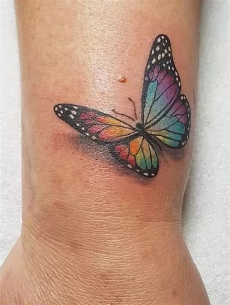Update 77+ rainbow butterfly tattoo designs super hot - esthdonghoadian
