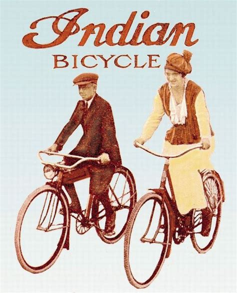 Indian Bicycle ~ Anonym | Vélos anciens, Bicyclette, Motos rétro