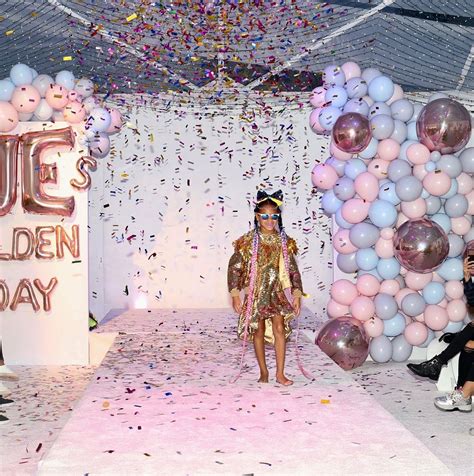 Blue Ivy Carter | Beyonce birthday, Blue ivy, Gold birthday party