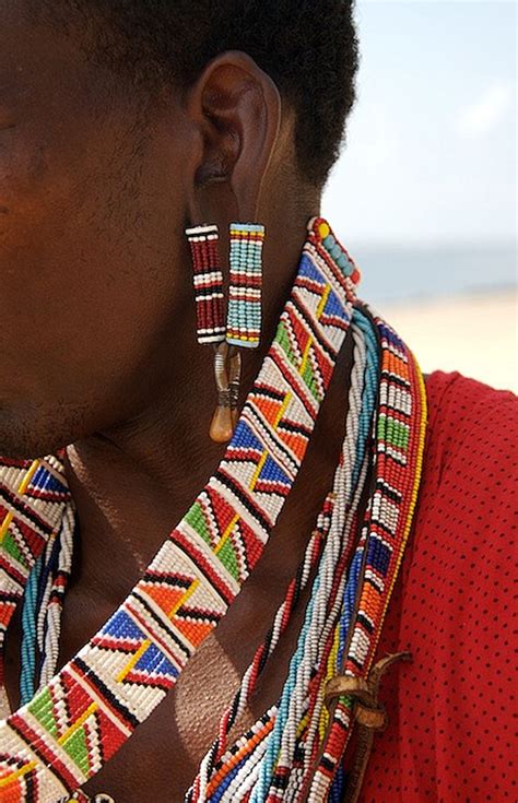 Africa | Masai details. Luma, Kenya | ©NinaW, via flickr African Beads, African Jewelry, Tribal ...