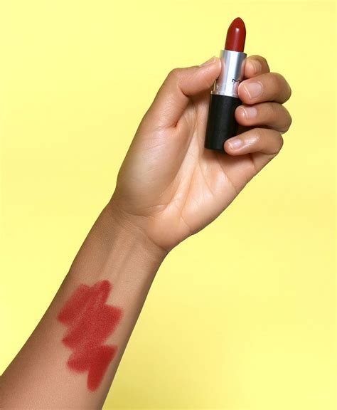 Mac Matte Lipstick Swatches Chili | Lipstutorial.org