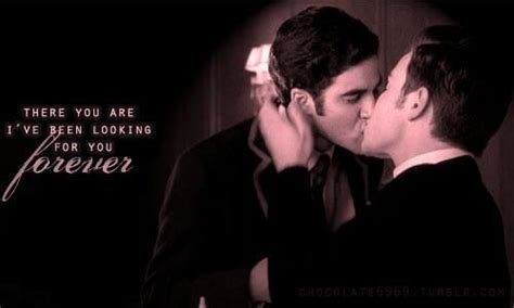 Klaine's first kiss | Glee, Klaine, Passionate kisses