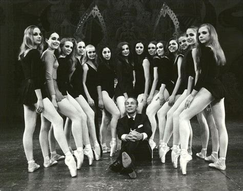 George Balanchine with dancers. | Ballet history, Ballet images, George balanchine