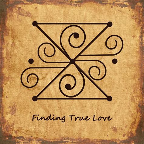 FINDING TRUE LOVE Sigil | Ancient symbols, Wiccan symbols, Magic symbols