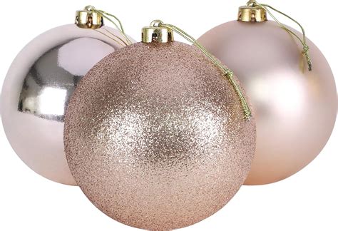 Christmas Concepts 3-150mm Extra Large Baubles - Design Brillant, Mat & Glitter - Décorations de ...