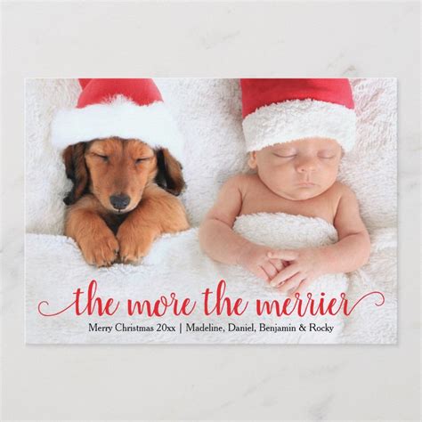 Baby's 1st Christmas Holiday Photo Card | Zazzle | Christmas holiday photos, Holiday photo cards ...